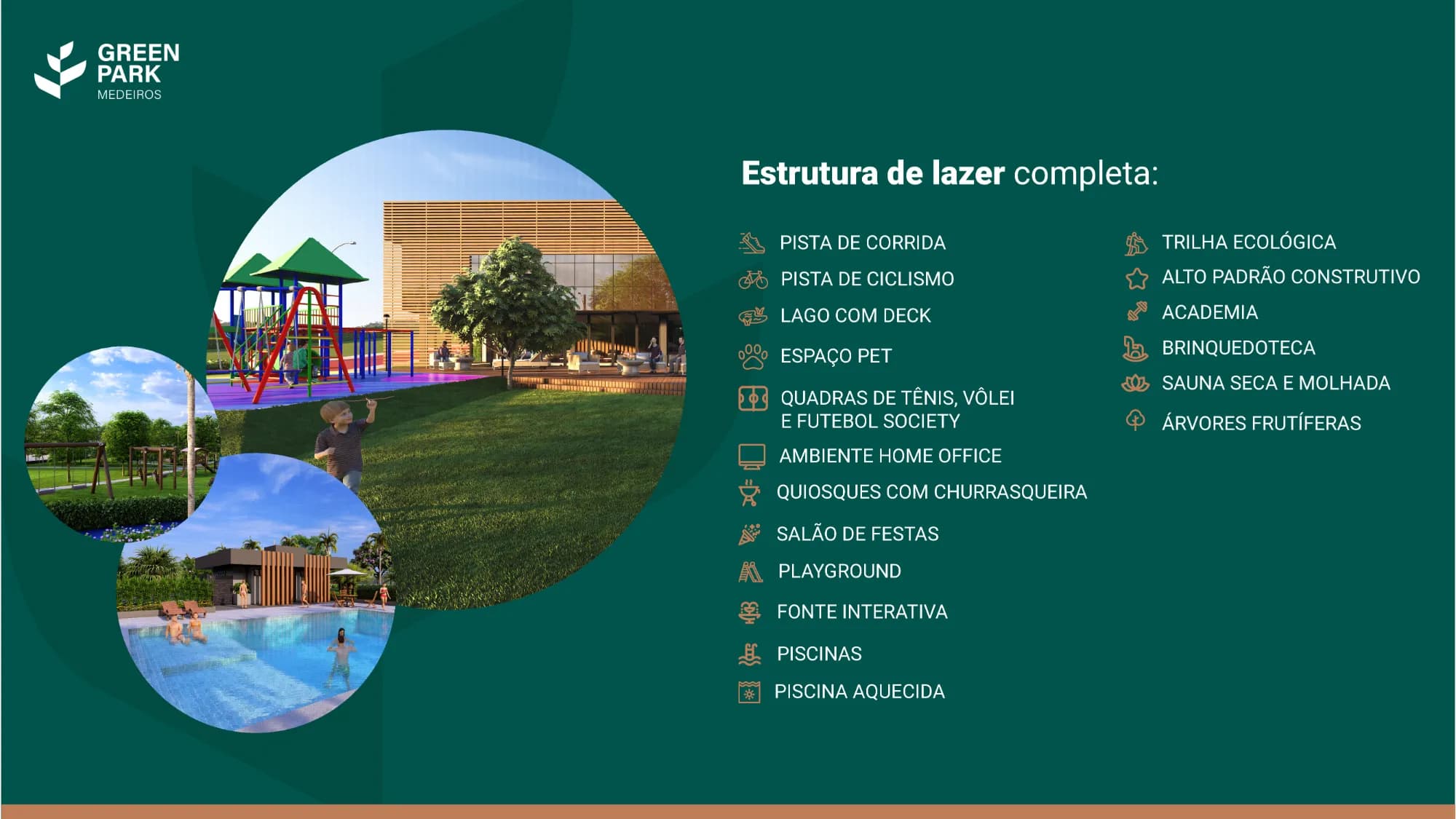 Terreno em Condomínio no Green Park Medeiros Home Club 